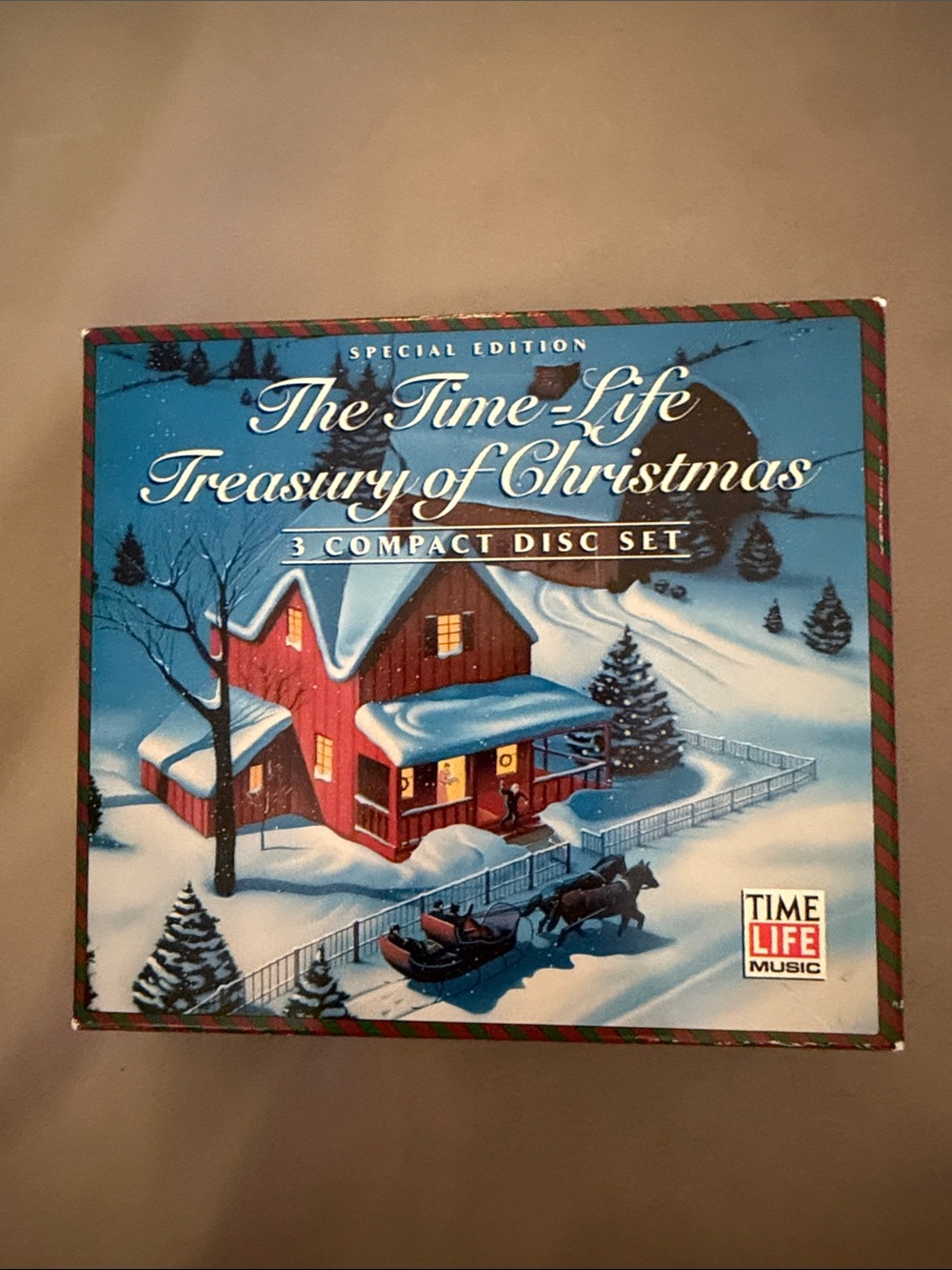 Time-Life Treasury of Christmas 3-CD Set - Red/Blue Holiday Collection